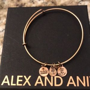 Alex and Ani gold bracelet
